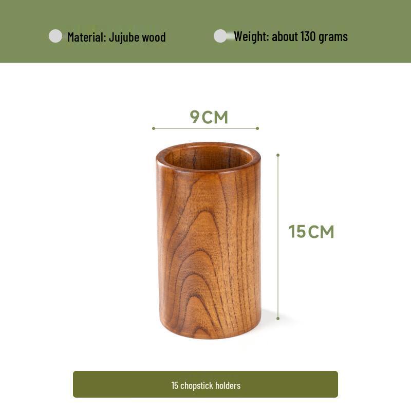 Sour Jujube Wood Rectangular Chopstick Holder