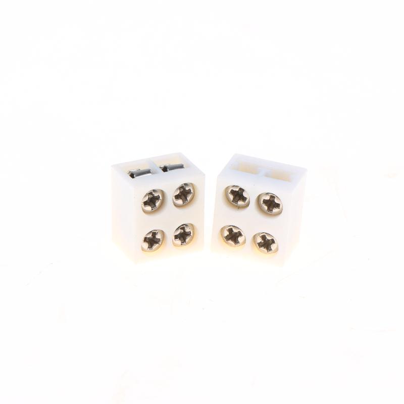LED Strip Connector Kits 2/10Pcs 8mm 2Pin Screw Fixing No Soldering for Home DIY Decor