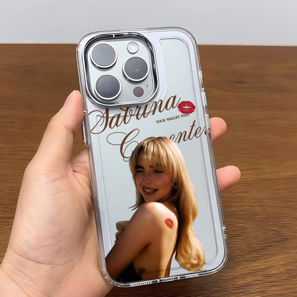 Singer Sabrinas Carpenters Phone Case For iPhone 17e 17 16e 16 15 14 13 12 11 mini Pro Max X XR XSMAX 8 7 Air Plus Clear