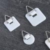 5Pcs Invisible Adhesive Plate Hanger Vertical Plate Holders Portable Wall Dish Hanging Hooks For Home Art Decor Accessories