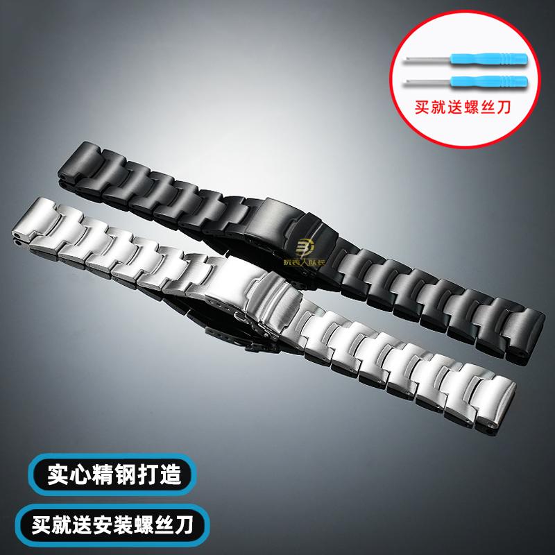 Para Casio PROTREK PRW-2000T/2500/3500/5000/5100/PRG-260 PRG-270 PPremium Correa de Reloj de Acero Inoxidable 304 para Entusiastas del Aire Libre