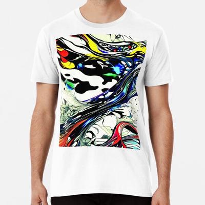 Futuristická Kamufláž Barevná Abstraktní S až 5XL Vyrobeno v AU/USA Tričko