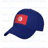 Fashion Tunisia Flag Baseball Cap for Men POLYESTER Hats Adjustable Hat Casual Truck Driver Hat