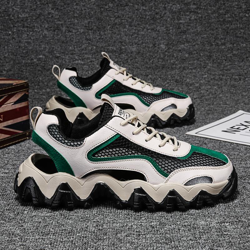 Men Sandals Beach Shoes Summer Outdoor Non-slip Breathable Mesh Beach Sandals Casual Shoes Fashion Shoes Plus Size Men Shoes