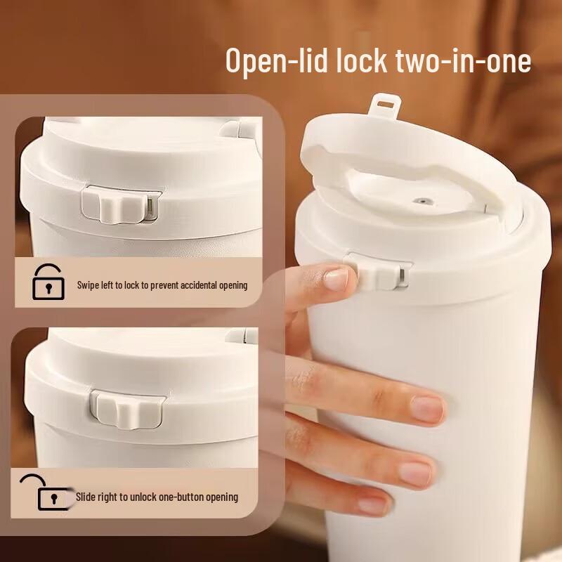 LOCK&LOCK LHC3271 Insulated 316 Stainless Steel Coffee Mug