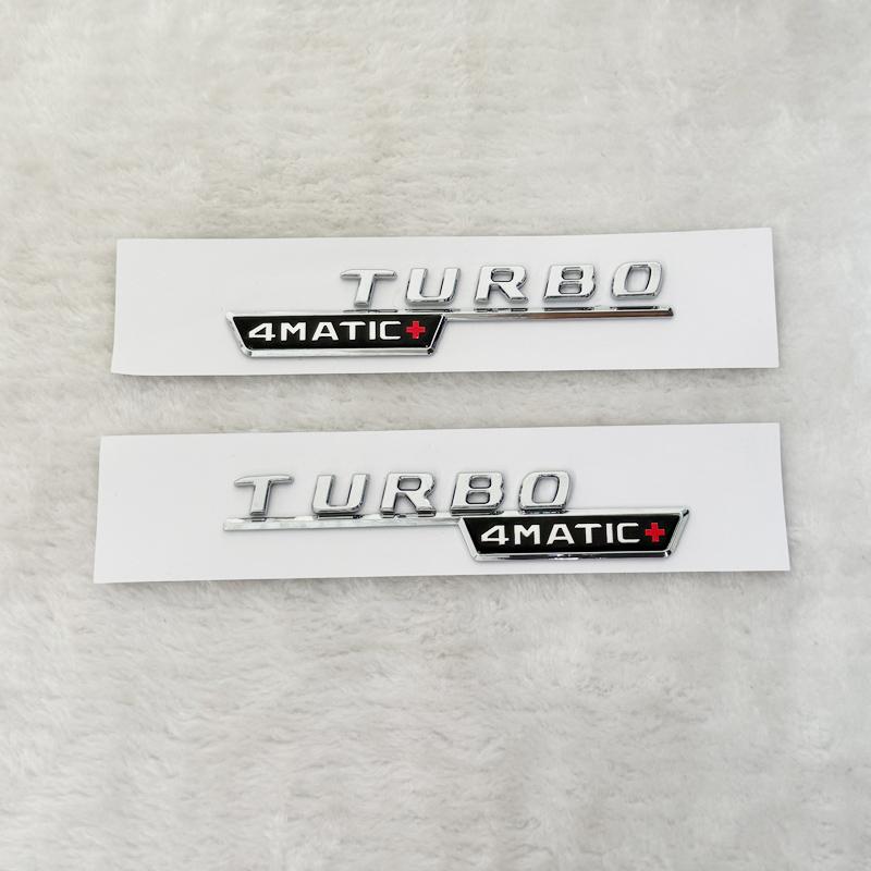 Letras 3D CLA 45 S ABS emblema TURBO 4matic para Mercedes Benz AMG guardabarros de coche maletero C117 C118 CLA45S pegatina acceRR1