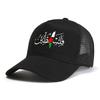 Cappellino da Baseball con Nome Palestina Mappa Palestina da Donna Moda Estiva Rete Protezione Solare Snapback Casuale Rete Regolabile Cappelli Trucker