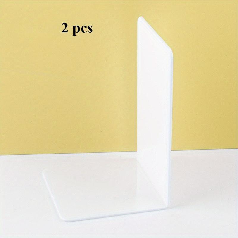 2pcs, bookshelves, office bookshelves and bookshelves, L-shaped, simple bookshelves, bookshelf guards, Office Organization белый
