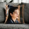 Jianghu Xie Zheng 2D Print Pillowcase Double Sided Printed Zipper Polyester Pillow Cover Washable For Office Living Room Bedroom