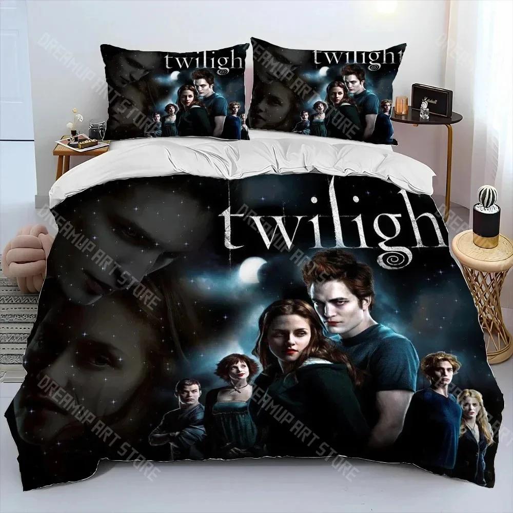 3D Print The Twilight Saga HD Printed Comforter Bedding Set,Duvet Cover Bed Set Quilt Cover Pillowcase,king Queen Size Bedding
