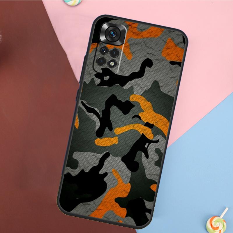 Camouflage Pattern Cover For Xiaomi Redmi Note 13 Pro 14 12 11 9 10 9S 10S 11S 12S Redmi 10C 12C 13C 14C Case