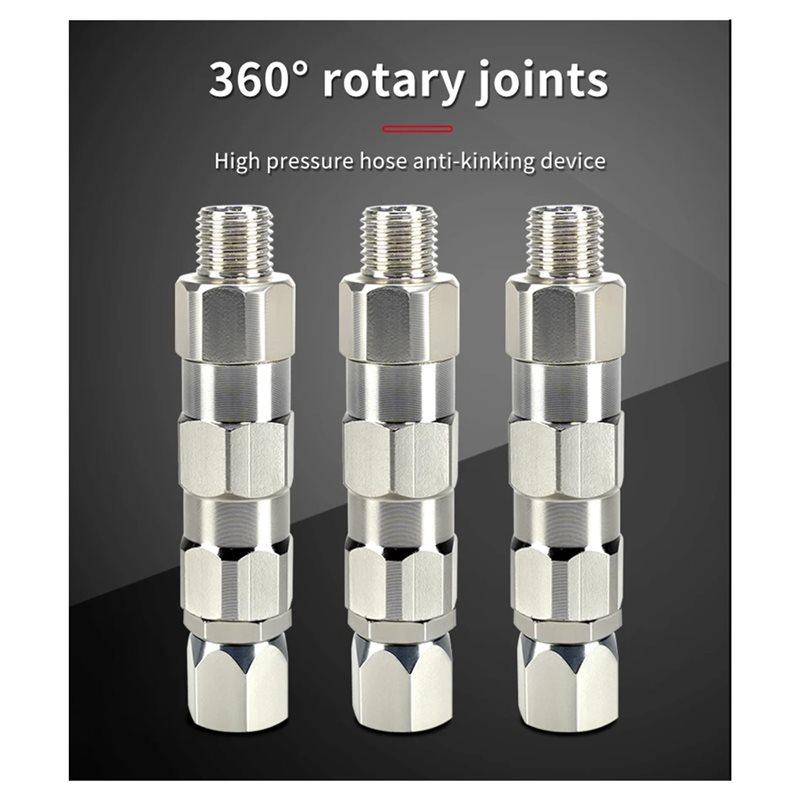 SHGO-High Pressure 360° Swivel Joint 1/4-Inch Airless For Spray Hose With Filter For Spray Pipe Connector Accessory