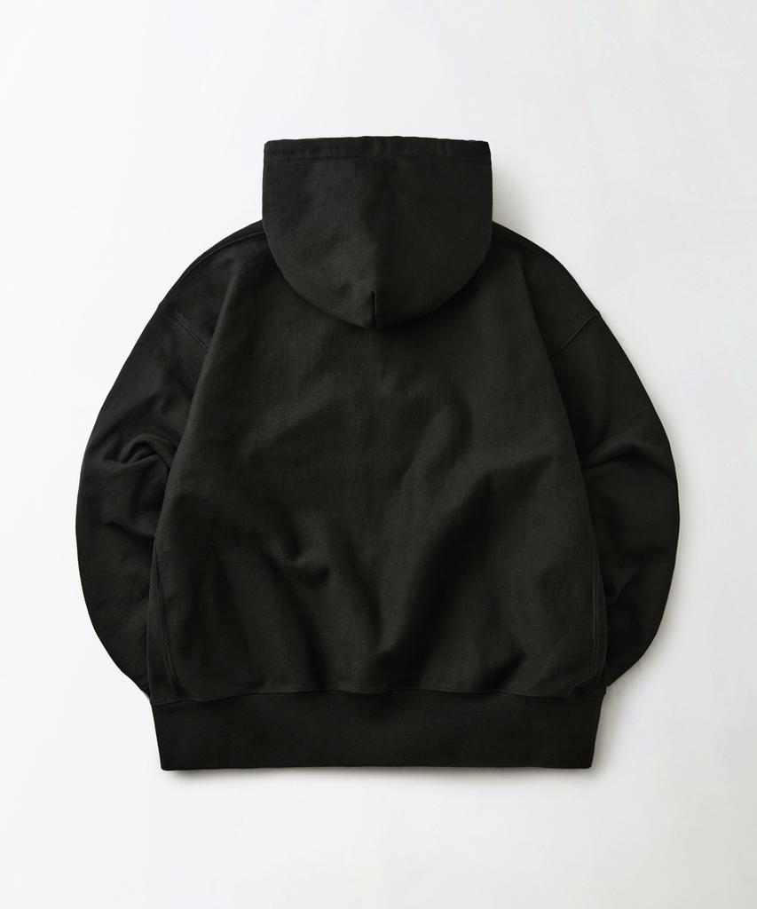 Reverse Heavy Hood Sweat_Black
