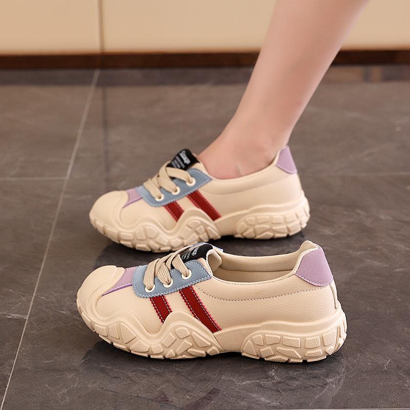 

Женские кроссовки для хайкинга, осенние новые повседневные кроссовки, женские универсальные корейские белые кроссовки, женская обувь, обувь на платформе, KT-2686 40