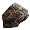 BUZZxSELECTION (Buzz Selection) Paisley Print Necktie for Men, Solid Color, Casual, and Business Suits, NT012 (Khaki)