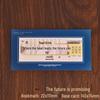 Exquisite Metal Brass Bookmark with Chinese Calligraphy - Inspirational Gift Box for New Year