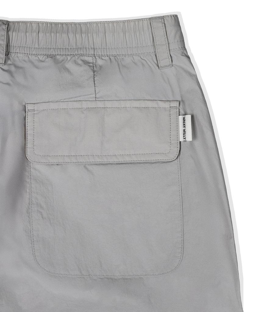 WACKY WILLY Women'S Nylon Parachute Pants Grey
