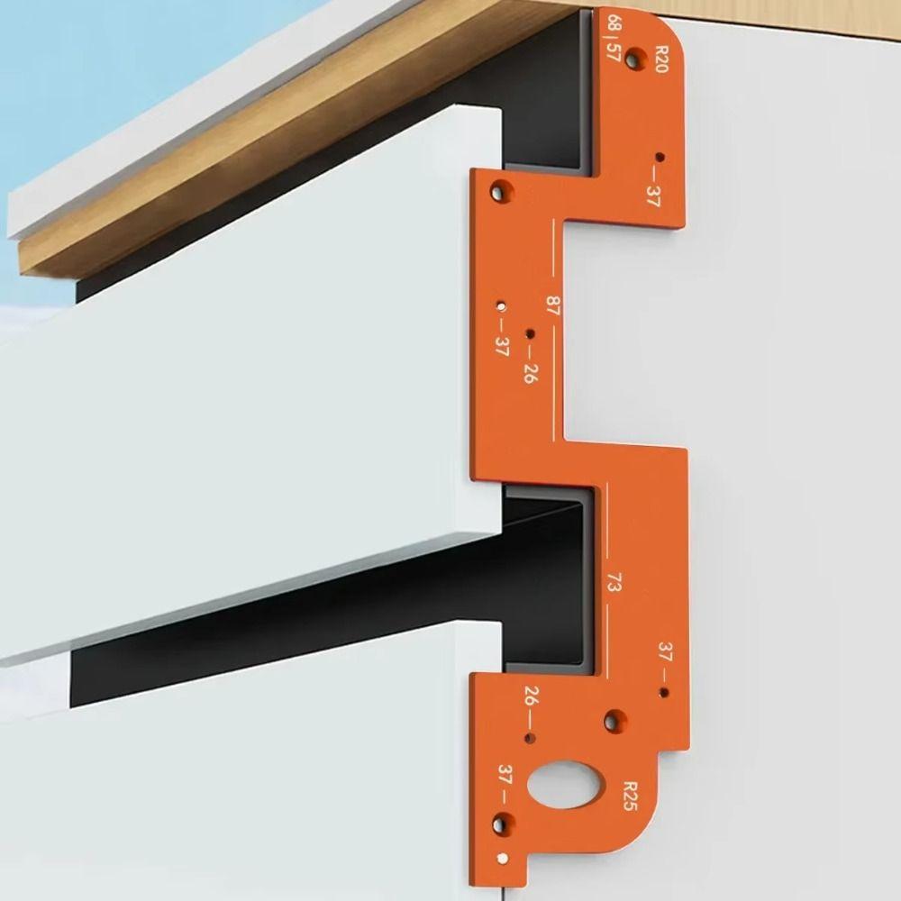 

Handle Free No Handle Slotting Mold Embedded Handle Slotting Template Enthusiasts сірий