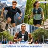 Marathon Trail Running Vest Lightweight Hiking Vest Backpack Reflective Hydration 68 Oz Water Bladderr Pack With Phone Pocket
