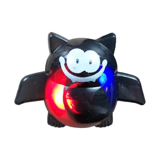 Halloween LED Rings, Light Up Finger Rings Toy for Kids Adults, Spooky Pumpkin Ghost Eyeball Luminous Rings for Party Favors Treats Goodie Bag Filler