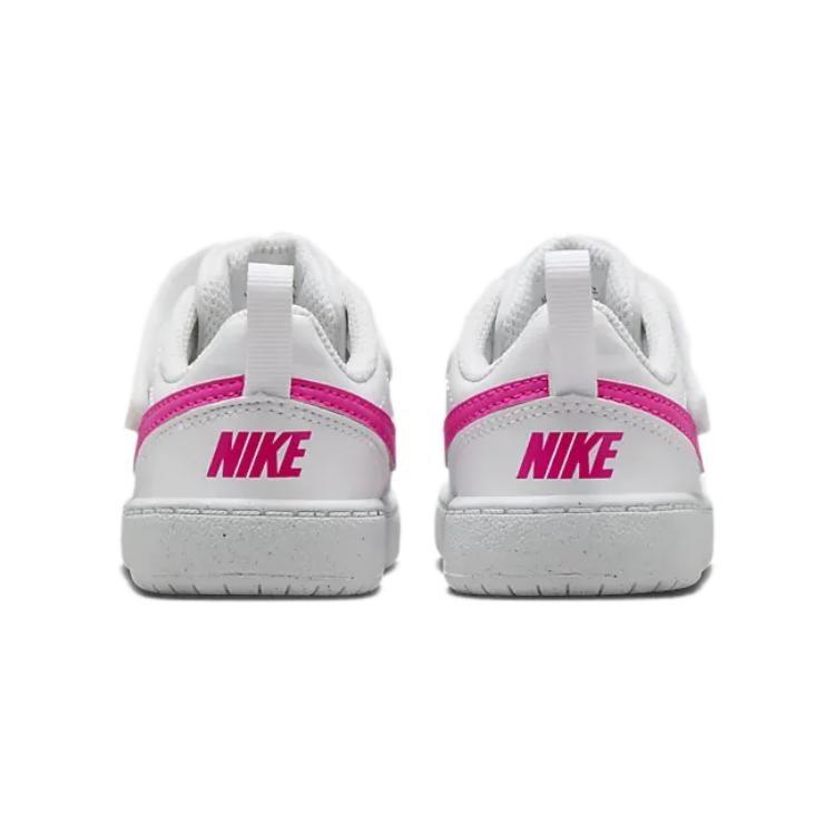 Nike Court Borough Low top Toddler Shoes White Pink Infant And Toddler Baby DV5458-113