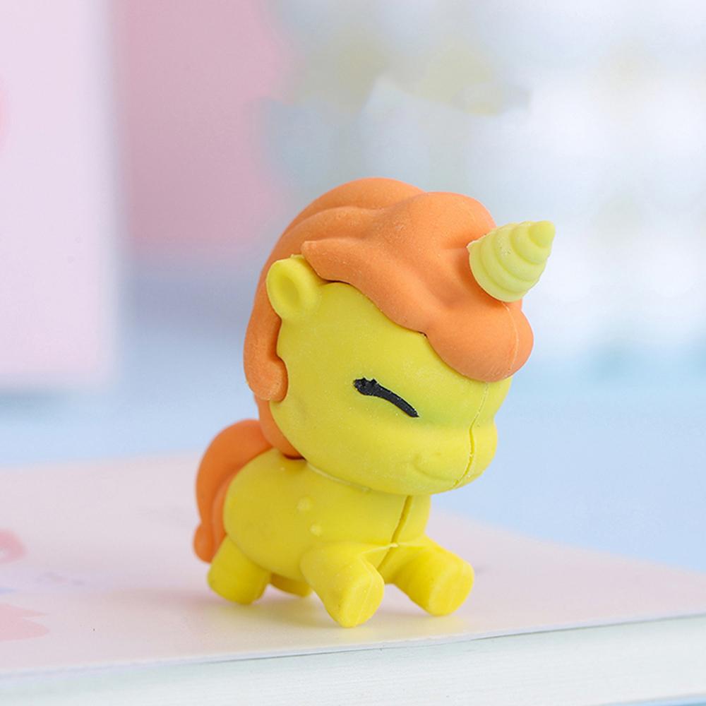 1 Piece Cartoon Cute Kawaii Rubber Eraser Novelty Stationery Office School Supplies