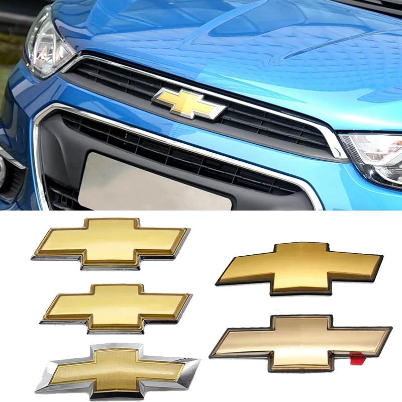ABS pour Chevrolet Epica 2003-2011 Spark Aveo Captiva 2008-2010 Autocollant Emblème Capot Avant Voiture Accessoires Badge Coffre Arrière