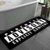 Creative Letter Print Rug Non Slip Machine Washable Kitchen Mat Suitable For Living Rooms And Bedrooms Home Decor