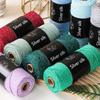 150g Sparkling Thread Silver Wire Hollow Cotton, 2mm Handmade DIY Crochet Butterfly Broken Silver Bag Hat Round Strand Yarn