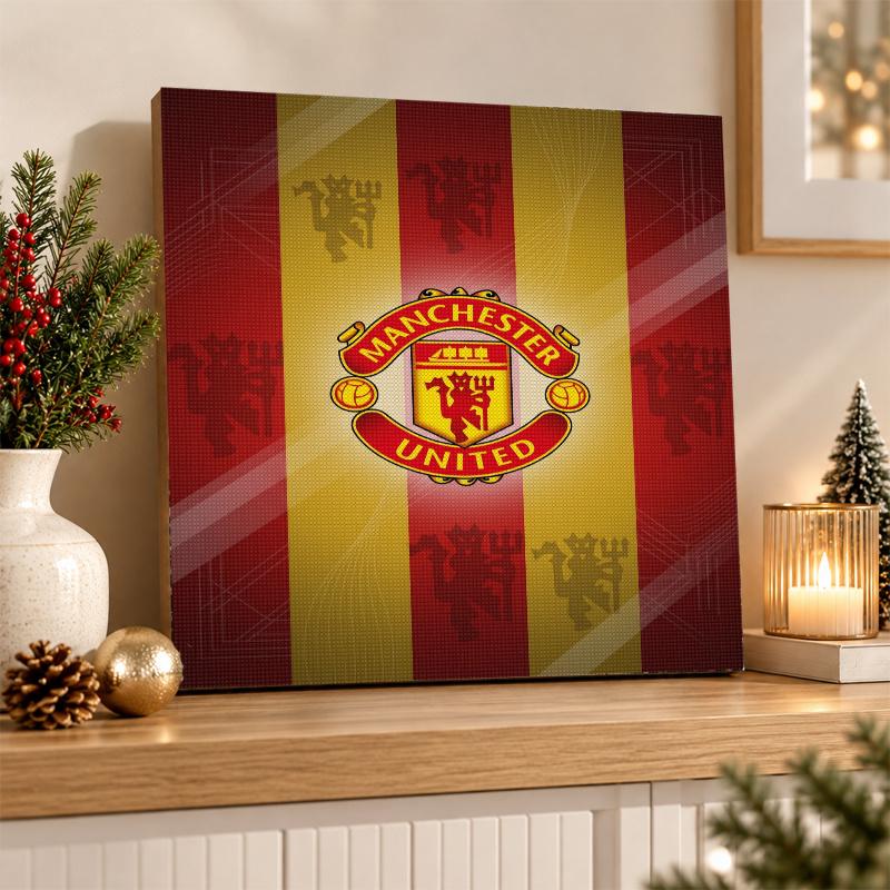 Sada pro diamantové malování Manchester United 5D plný vrták DIY diamantová mozaika Nástěnná malba Domácí dekorace
