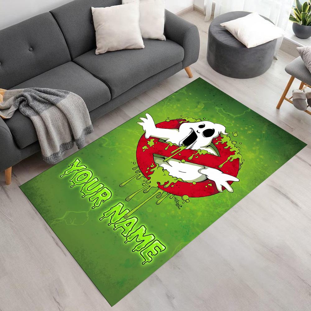 Ghostbusters Personalized Name Floor Mat Suitable for Decorate room Playrooms Kitchen Game Room Anti-slip Rug Decorate Offices