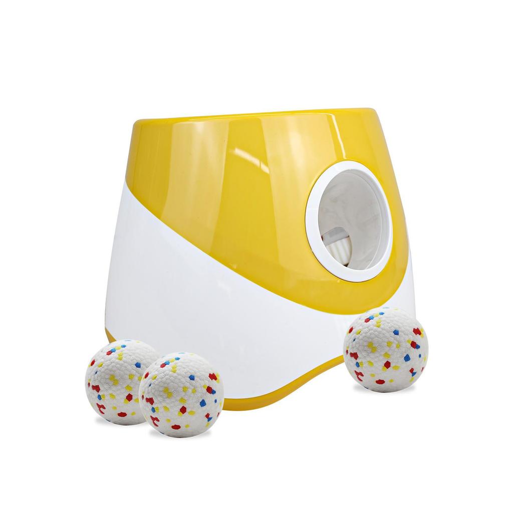 Automatic Dog Ball Launcher for Border Collies - Tennis Ball Throwing and Bouncing Toy