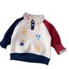 Unisex Kinder Kapuzenpullover mit Patchwork-Design und Fleece-Futter - Winterstyle 2025, Dick & Warm für Jungen