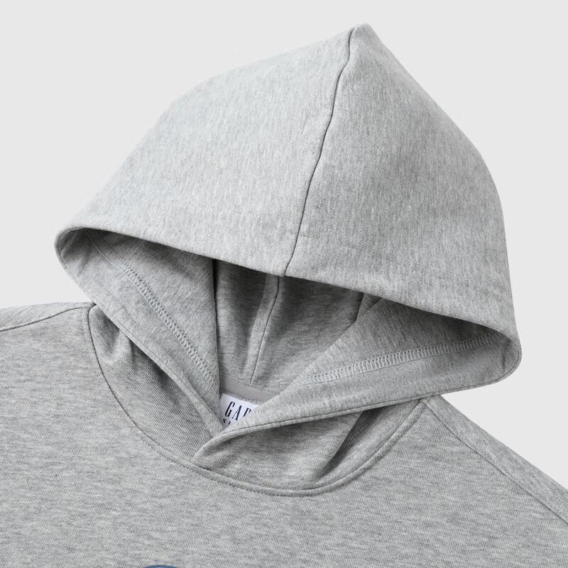 GAP Boys' Bear Logo Hooded Sweatshirt