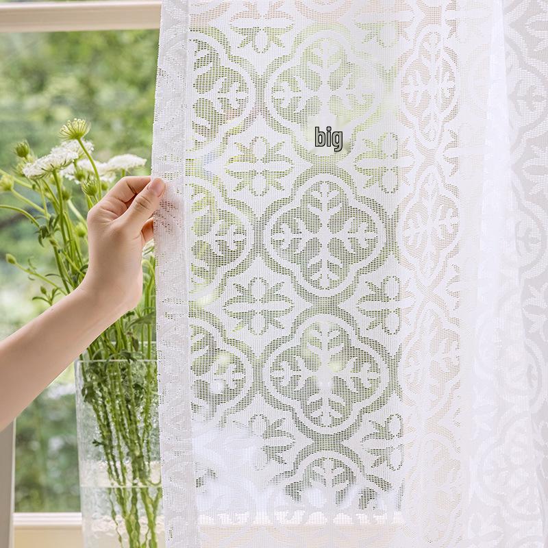 Weiße transparente Spitzengardinen & Hochzeitsvorhänge - Kostenloser Versand