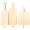 Yousheng Chopping Board Food Grade High Durability Wood All-Purpose Meat Paddle Shaped DIY Cutting Board Kitchen Tools