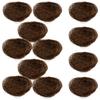 16Pcs Simulated Bird Nest Garden Bird Nest Ornaments Decorative Photography Props Dinner Plate Decor