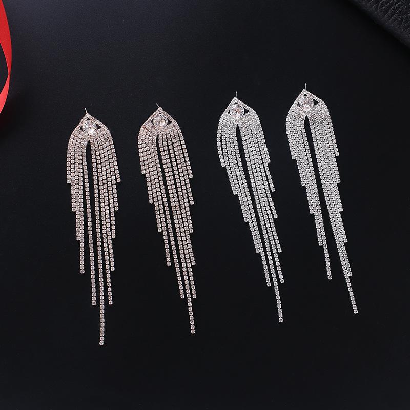 New Arrivallong Earringselegant Tassel Claw Chain Earrings Female Bridal Earrings Earrings