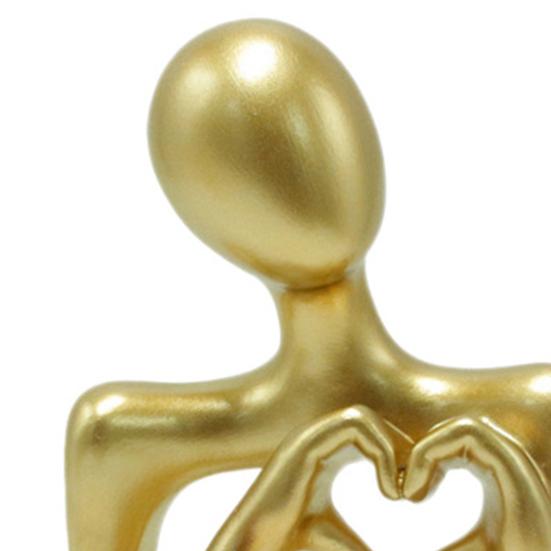 Abstraktní socha muže Severská láska Horké gesto Mužská figurka Socha Obývací pokoj Ložnice Kancelář Dekorace Ozdoba