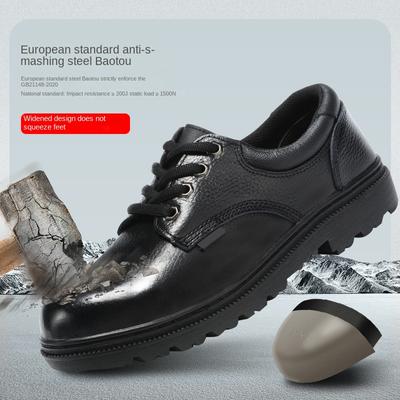 Zapatos de Seguro Laboral Zapatos Resistentes al Desgaste Zapatos para Hombre Desodorantes y con Puntera de Acero Zapatos de Seguridad