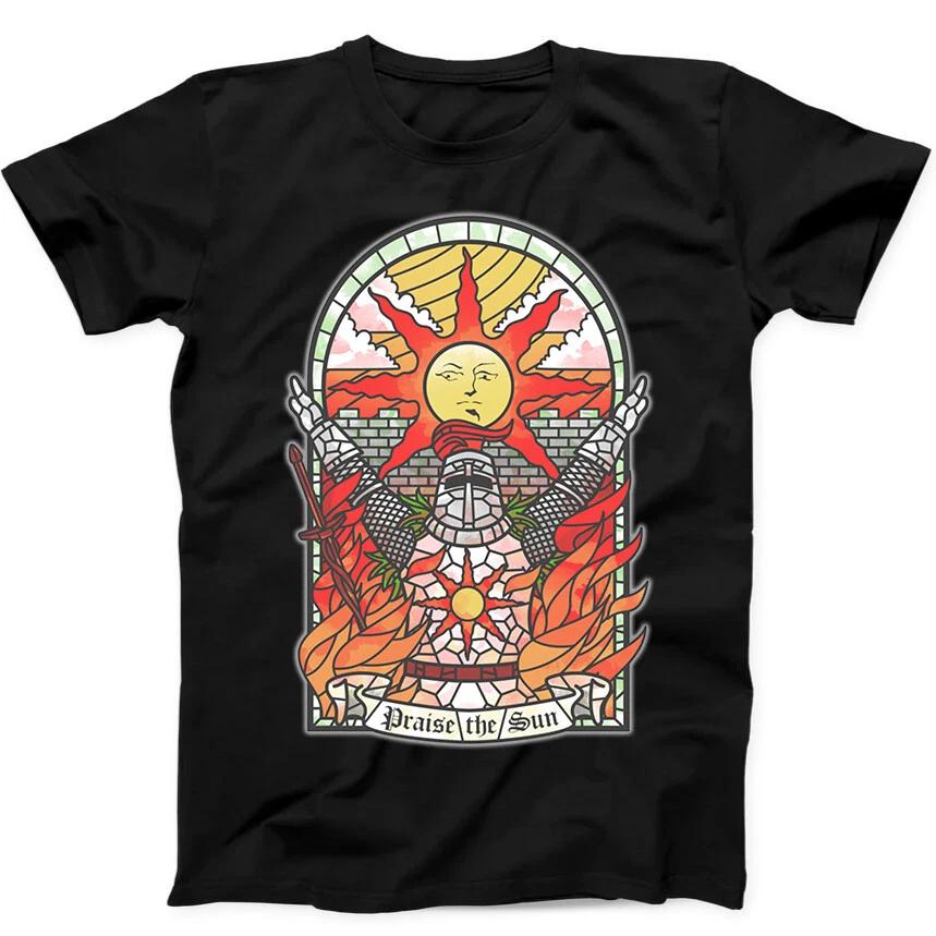 Praise The Sun Tarot Thank God Online Gaming Dark Souls Gift Black T Shirt 61