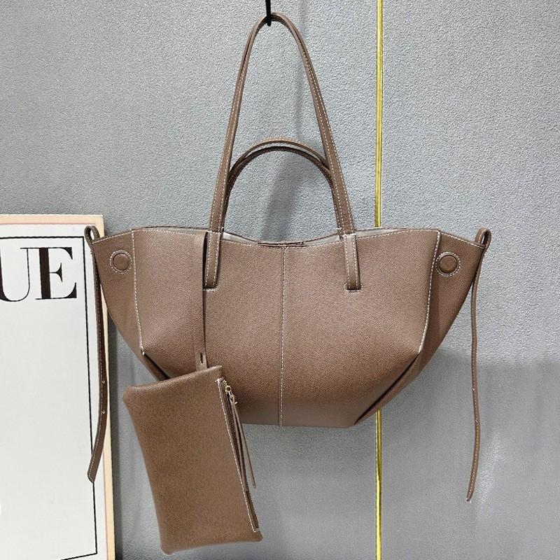 Polen Tragetasche Leder Achseltasche Modisch Ein Schulter Tragbar Große Kapazität Damen Knödelfabrik