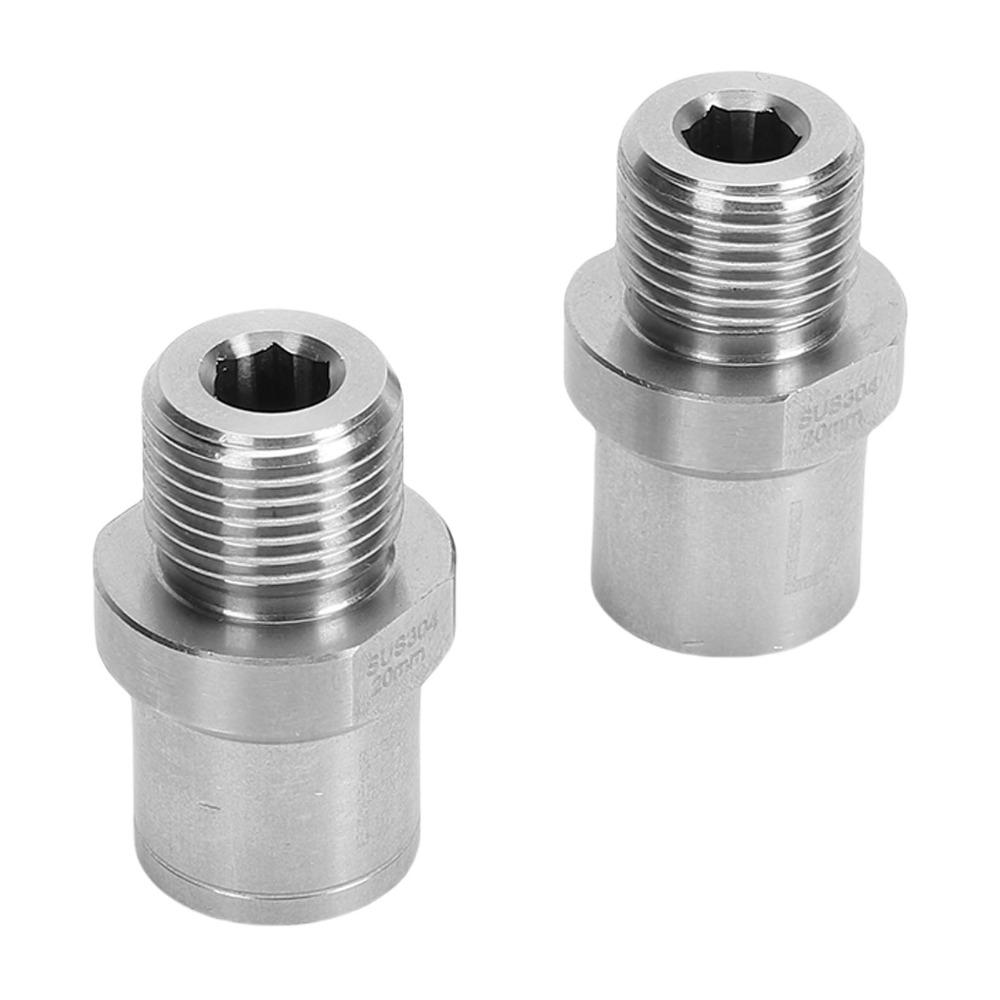 2PCS 1/2 Inch Female To 9/16 Inch Male Thread Bicycle Pedal Adapters Bicycle Maintenance