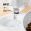 1pc cat and dog water and food bowl, tilted 15 degree automatic water bottle pet feeder