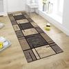 American Retro Long Hallway Rug - Easy To Clean, Large Area, Flat Lay, Perfect for Living Room or Sofa.