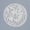 20cm Cotton Crochet Table Placemat French Embroidered Lace Coaster Cloth Coffee Mug Dining Mat Pad Wedding Banquet Home Decor