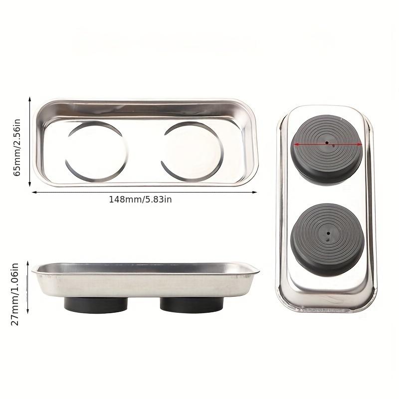 Auto Repair Magnetic Bowl Anti-Lost Stainless Steel Hardware Tool Storage Tray Hardware Accessories Magnetic Tray