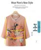 Floral Seven-Sleeve Shirt for Middle-Aged & Elderly Women – Chic Grandma Style, Summer Chinese Top