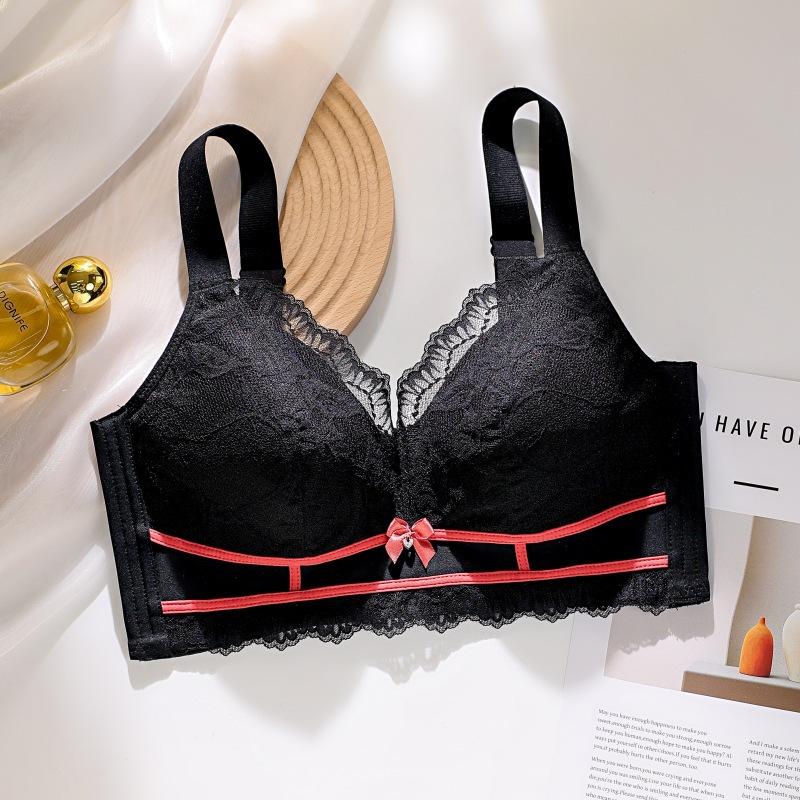 

Регулировка нижнего белья женщины собирают, чтобы собрать вторичную грудь пятигрудый бюстгальтер большой размер тонкий верхний поддерживающий латексный бюстгальтер 34/75C чёрный