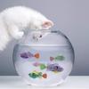 Swimming Pet Fish, Speeding Up Slowing Down Sway In Water, Waterproof LED Light Fish, Decor Twist Tail In a Lifelike Manner